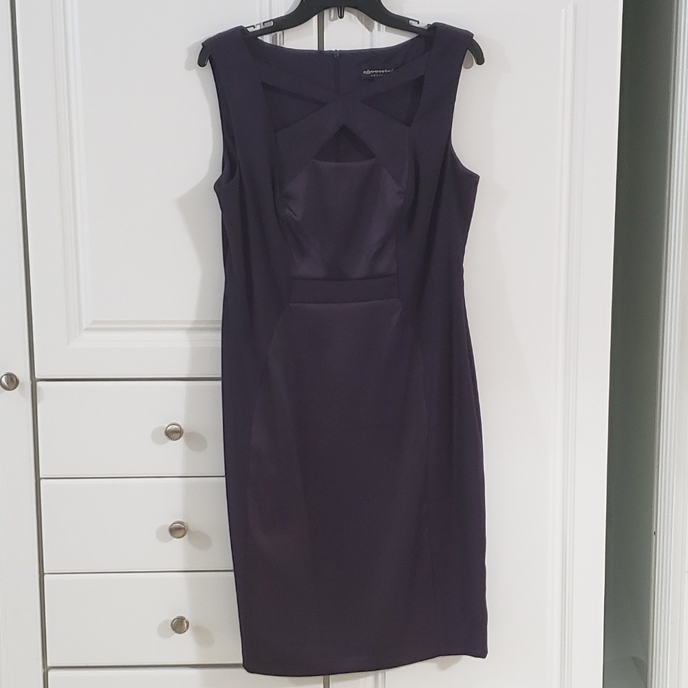 Purple cocktail dress